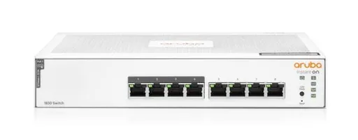 HPE Networking Instant On Switch 8p Gigabit CL4 PoE 65W (fanless) 1830 (JL811A)