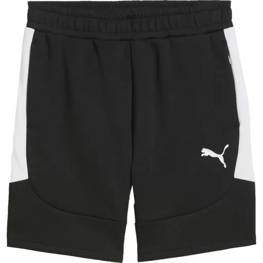 Puma TEAMEVOSTRIPE SHORTS Pánské šortky, černá, velikost