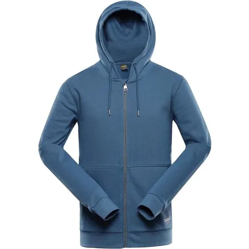 NAX REDAN Pánská sportovní mikina, modrá, velikost