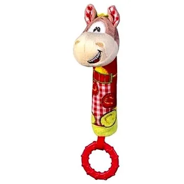 BabyOno Edukační hračka pískací s kousátkem  - KONÍČEK (5901435402818)