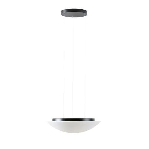 OSMONT AUR67437 AURA LE5 závěsné skleněné svítidlo černá / bílá IP40 3000 K 24W LED