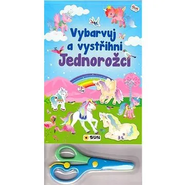 Vybarvuj a vystřihni Jednorožci (8592257007892)