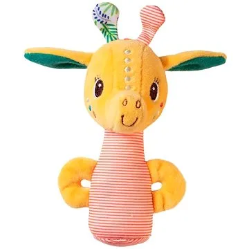 Lilliputiens - žirafa Zia - malé chrastítko (5414834831108)