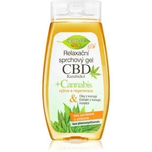 Bione Cosmetics Cannabis CBD relaxační sprchový gel s CBD 260 ml