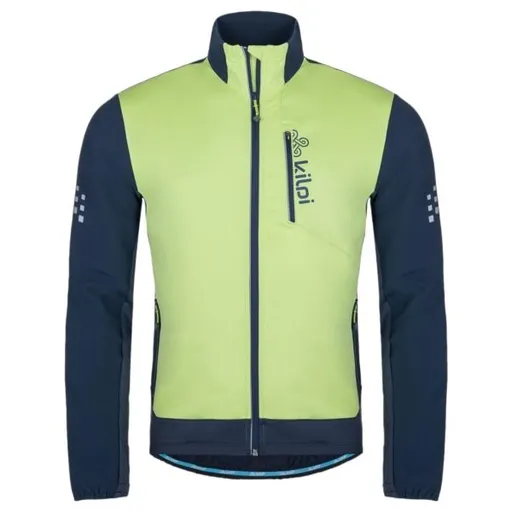 KILPI NORDIM Pánská běžecká bunda, světle zelená, velikost XXXL