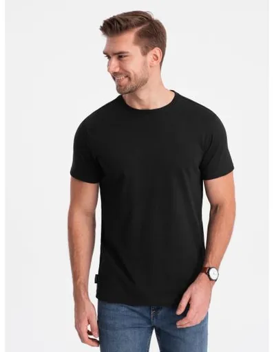 Pánské bavlněné tričko Classic BASIC V1 OM-TSBS-0146 černé