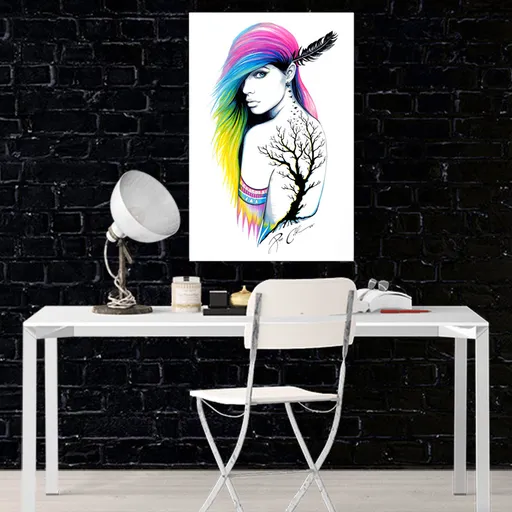 Obraz Miss Art (Rozměr obrazu: 90x60)