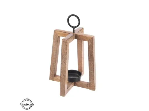 Svícen z mangového dřeva ORION 27cm