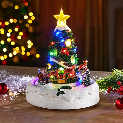 LED vánoční hrací skříňka