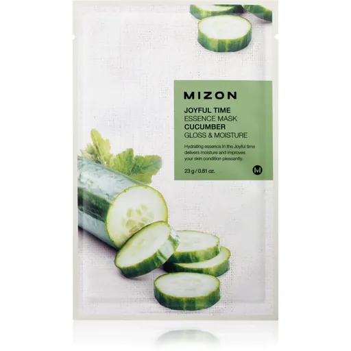 Mizon Joyful Time Cucumber plátýnková maska s rozjasňujícím a hydratačním účinkem 23 g