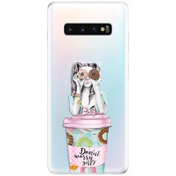 iSaprio Donut Worry pro Samsung Galaxy S10+ (donwo-TPU-gS10p)