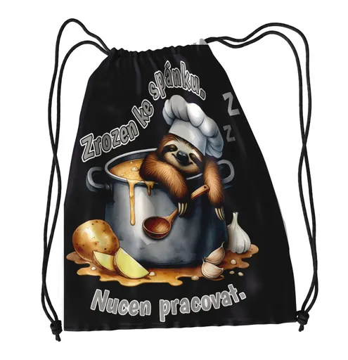 Vak na záda Zrozen ke spánku – kuchař