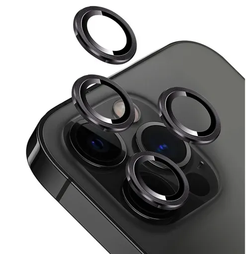 Ochranná folie na objektiv fotoaparátu pro iPhone 16 PRO/16 PRO MAX Black