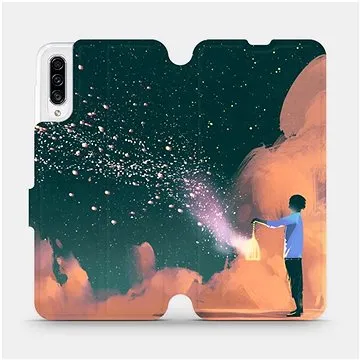 Flipové pouzdro na mobil Samsung Galaxy A30s - VA14P Postava s lampou (5903516062577)