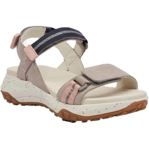 Geox D SORAPIS + GRIP Dámské sandály, šedá, velikost