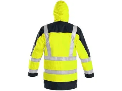 Pánská reflexní bunda LONDON, 5v1, žluto-modrá, vel. L