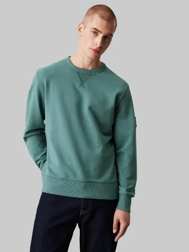 Calvin Klein pánská zelená mikina J30J323426 XL