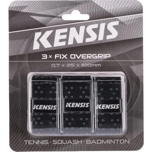 Kensis 3 FIX OVERGRIP Vrchní omotávka, černá, velikost