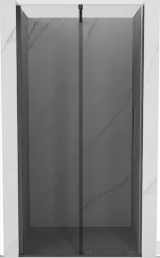 MEXEN/S Velar posuvné sprchové dveře 100, grafit, grafit kartáčovaná 871-100-000-41-66