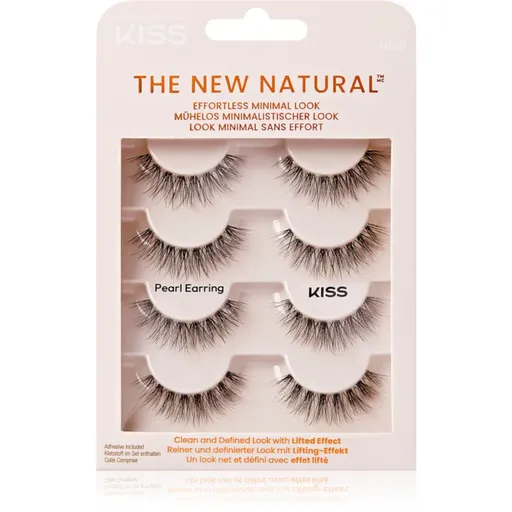 KISS The New Natural Effortless Minimal Look umělé řasy Pearl Earring 8 ks