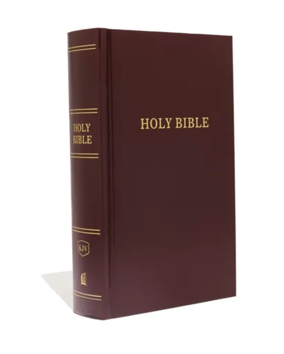 KJV, Pew Bible, Large Print, Hardcover, Burgundy, Red Letter, Comfort Print - Thomas Nelson