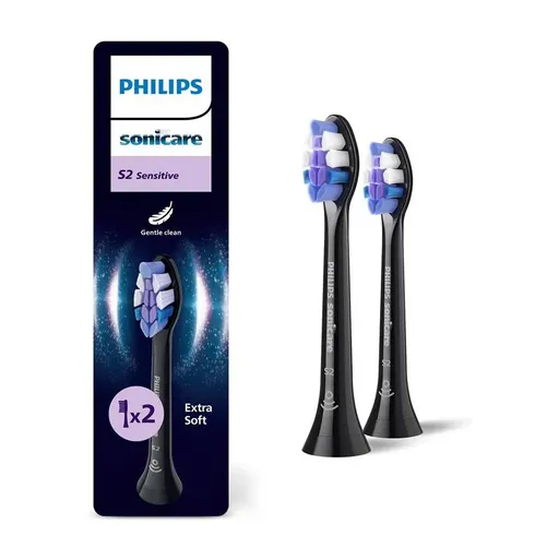 Philips Sonicare Sensitive Standard HX6052/88 náhradní hlavice 2 ks černé
