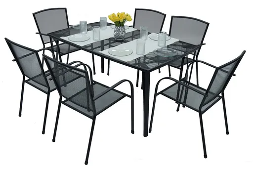 DEOKORK Zahradní kovová sestava ASTOR 1+6