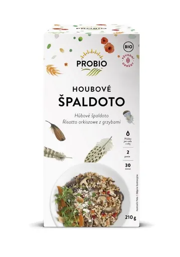 PROBIO Špaldoto houbové BIO 210 g