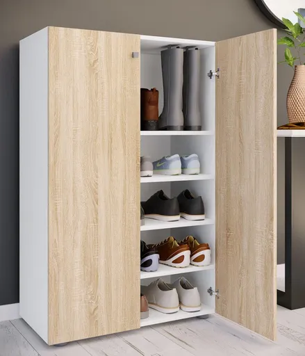 VCM Botník Lona XL 5dílný, bílý