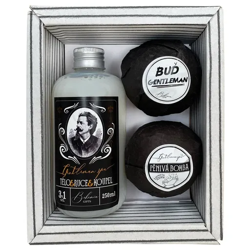 Bohemia Gifts & Cosmetics Gentleman Spa dárková sada do vany pro muže