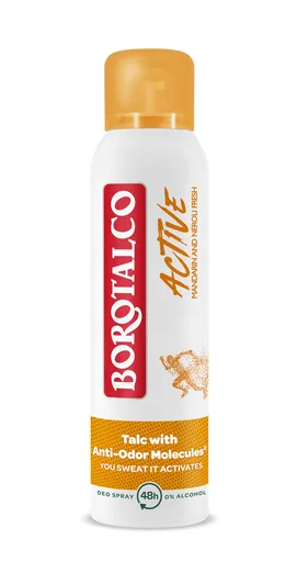Borotalco Deodorant ve spreji mandarinka a neroli Active (Deo Spray) 150 ml