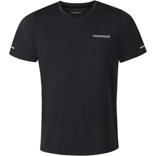 PROGRESS PREDATOR Pánské sportovní triko, černá, velikost