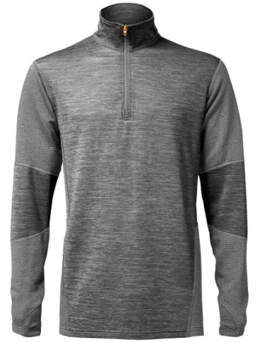 Geoff anderson thermo tričko s dlouhým rukávem wizwool 210 šedé - l