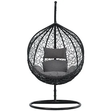 Křeslo houpací závěsné NOELA, antracit