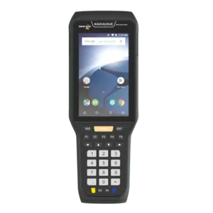 Datalogic Skorpio X5, 2D, MR, num., Gun, USB-C, BT, Wi-Fi, Android, GMS, ext. bat., black