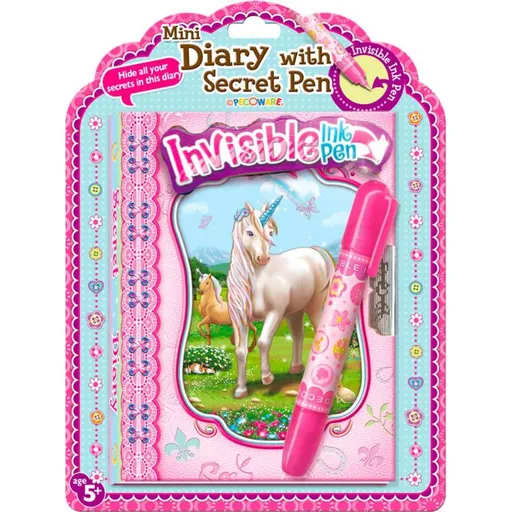 Deník s tajemným perem jednrožec