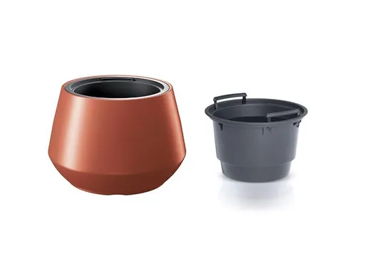 Květináč HEOS měděný 43,6 cm