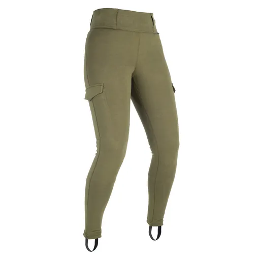 Dámské moto legíny Oxford Super Cargo khaki 20