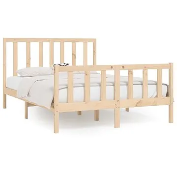 Rám postele masivní dřevo 150 × 200 cm King Size, 3106838 (3106838)