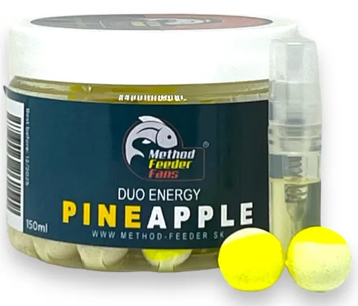 Method feeder fans pop up duo energy 12 mm 100 ml + sprej esence 2 ml - ananas