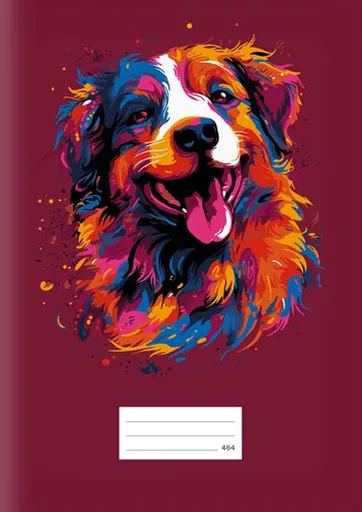 Školní sešit LUX A4 464, Pes