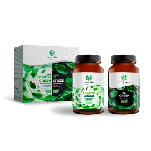 LONGEVITY DUOPACK - ADAPTO GREEN + TL GREEN tobolky 180 ks - Green idea