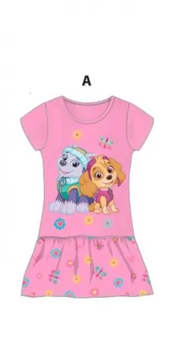 Podmix Dívčí šaty - Paw Patrol Sky světle růžové Velikost - děti: 5 let