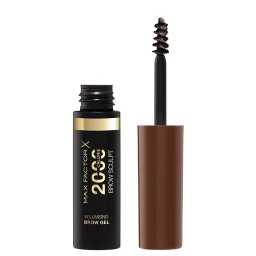 Max Factor Řasenka na obočí 2000 Calorie Volumising Brow Gel 4,5 ml Black Brown