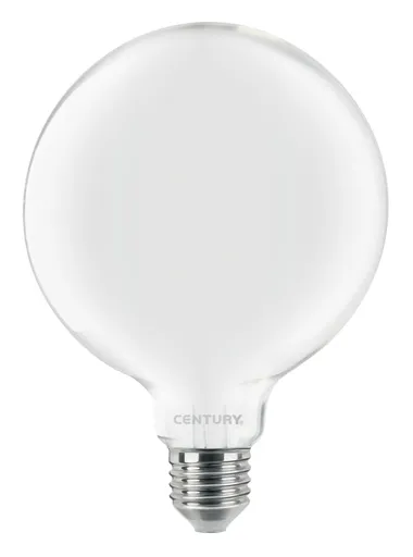 CENTURY LED FILAMENT GLOBE 125mm SATÉN 10W E27 6000K 1055Lm 360d 125x174mm IP20 CEN INSG125-102760