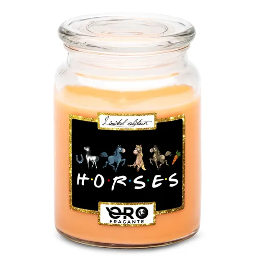 Svíčka Horses (Vůně svíčky: Tropické ovoce)
