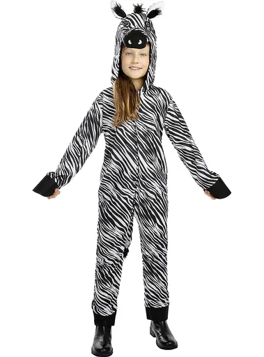 HeliumKing Dětský kostým - Zebra ( Hippotigris ) Velikost - děti: XL: 135 - 152 cm