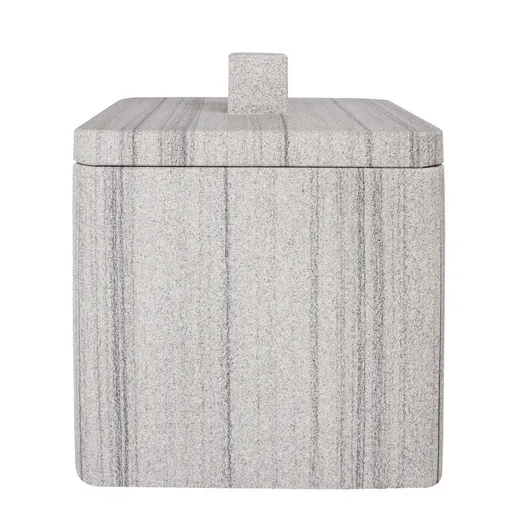 AWD Interior Kosmetická nádoba s víkem, šedý mramor Q-BATH 1537 AWD02341537