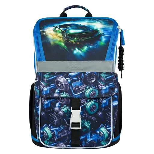 Baagl Školní aktovka Zippy Závodní auto