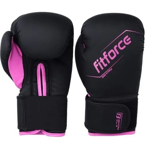 Fitforce SENTRY Boxerské rukavice, černá, velikost